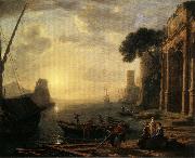 Claude Lorrain, Morning in the Harbor